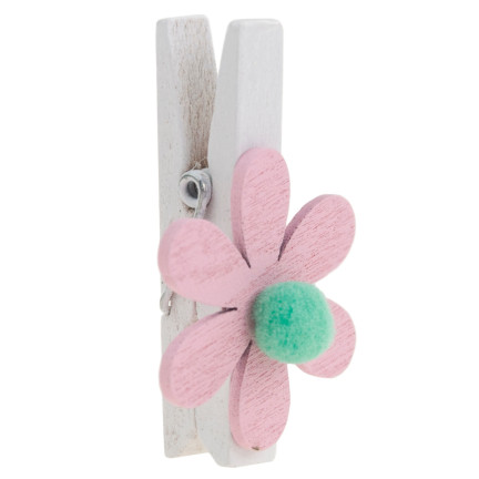 TG63859 DEKORATIVE HÖLZERNE MINI-CLIPS PASTELL 9PCS EASTERLY