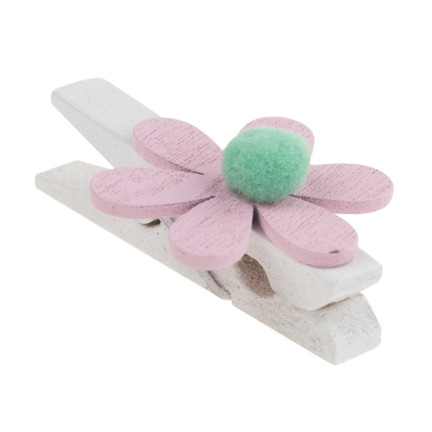TG63859 DEKORATIVE HÖLZERNE MINI-CLIPS PASTELL 9PCS EASTERLY
