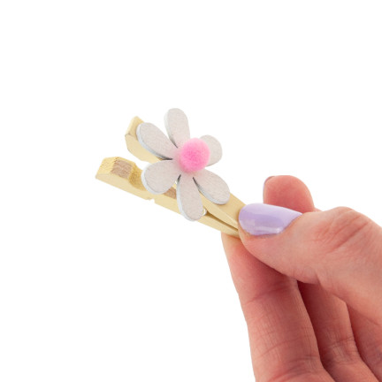 TG63859 DEKORATIVE HÖLZERNE MINI-CLIPS PASTELL 9PCS EASTERLY