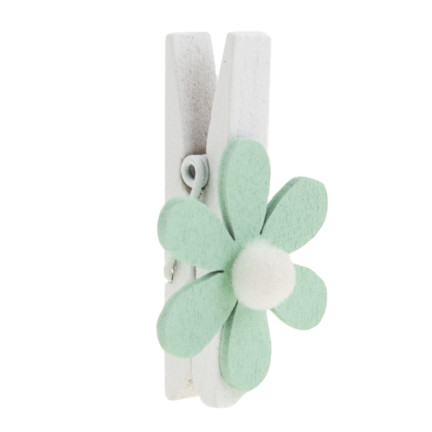 TG63859 DEKORATIVE HÖLZERNE MINI-CLIPS PASTELL 9PCS EASTERLY