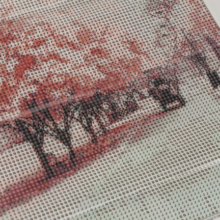 TG64203-10 DIAMANT EMBROider Diamant Malerei Diamant Mosaik PARK OF TREES ALEY 5D