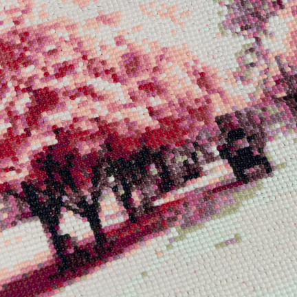 TG64203-10 DIAMANT EMBROider Diamant Malerei Diamant Mosaik PARK OF TREES ALEY 5D