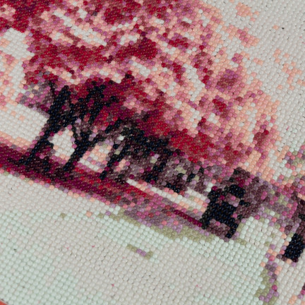TG64203-10 DIAMANT EMBROider Diamant Malerei Diamant Mosaik PARK OF TREES ALEY 5D