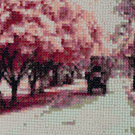 TG64203-10 DIAMANT EMBROider Diamant Malerei Diamant Mosaik PARK OF TREES ALEY 5D