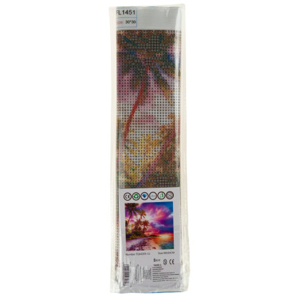 TG64203-11 Diamantová výšivka Diamond Painting 5D Beach Mosaic