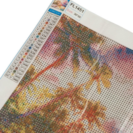 TG64203-11 Diamantová výšivka Diamond Painting 5D Beach Mosaic