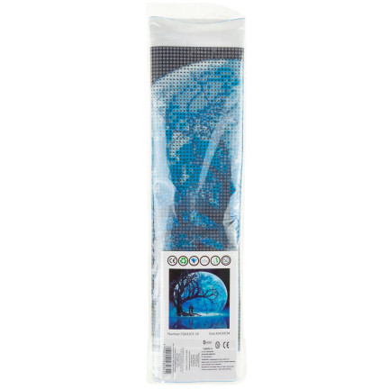 Diamant-stickerei malerei 3d mond