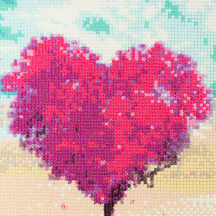 Stickerei diamant malerei 3d diamant herz mosaik diamant malerei liebe
