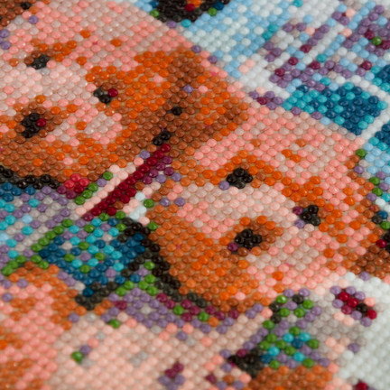 TG64203-4 DIAMANT-STICKEREI MALEREI 3D-TEDDYBÄREN