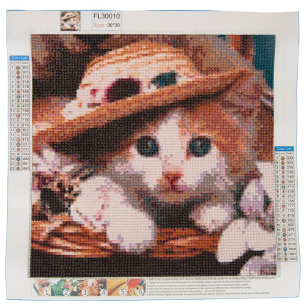 Diamant-stickerei kitty katze 3d malerei