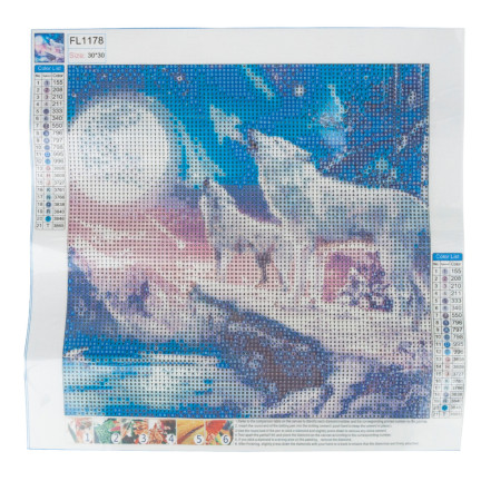 TG64203-6 VLCI DIAMANT VYŠÍVÁNÍ MALBA 3D