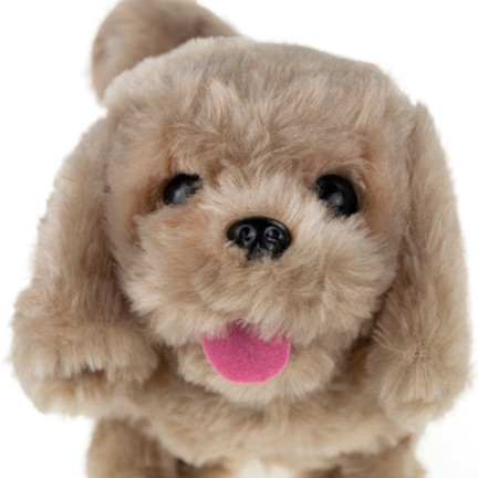 TG64208-4 INTERAKTIVNÍ PEJSEK WALKING PUPPY tmavě hnědý