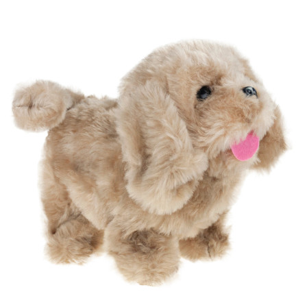TG64208-4 INTERAKTIVNÍ PEJSEK WALKING PUPPY tmavě hnědý