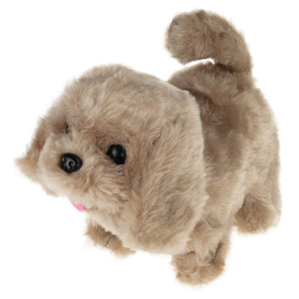 TG64208-4 INTERAKTIVNÍ PEJSEK WALKING PUPPY tmavě hnědý