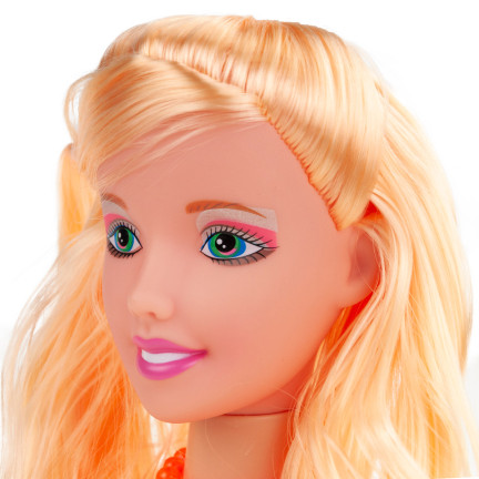 TG64209 PUPPENKOPF FÜR HAARSTYLISTIK Haare kämmen Haare malen Puppenkörper