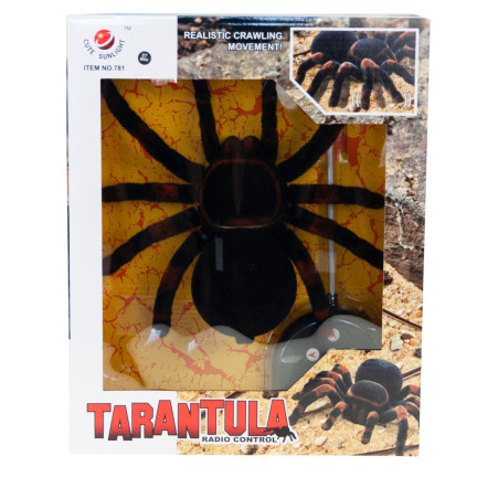 TG64210 RIESENSPINNE FERNGESTEUERT TARANTEL MIT FERNBEDIENUNG SPINNE BEÄNGSTIGEND HAARIG