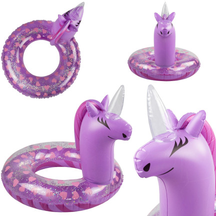 TG64238 NAFUKOVACÍ PLAVECKÝ KRUH PONY RŮŽOVÝ KRUH