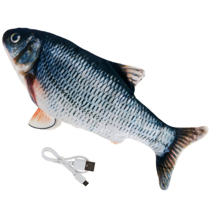 TG64361 ELEKTRISCHER SPRINGENDER FISCH KATZE SPIELZEUGFISCH