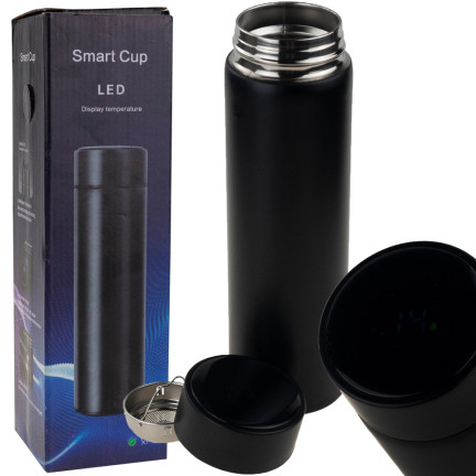 TG64368 THERMOBECHER SMART THERMOS BIDON LED TEMPERATURANZEIGE