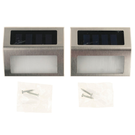 TG64419 halogen, LED solar lamp, 2 wall sconces, twilight sensor, exterior lights