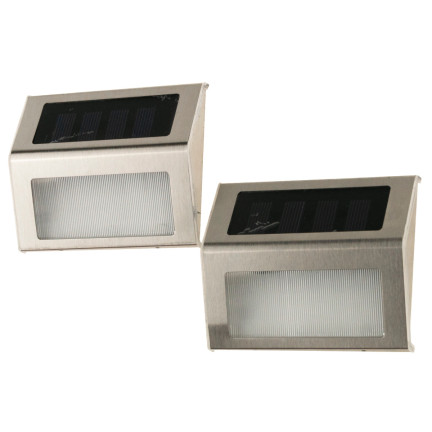 TG64419 halogen, LED solar lamp, 2 wall sconces, twilight sensor, exterior lights