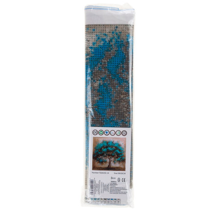 TG64203-14 DIAMOND EMBROiderie Diamond Painting Diamond Tree Mosaic BLUE 5D