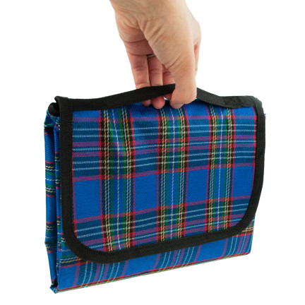 TG64612 PICNIC PICNIC MAT TURISTIC PLAIN PLAIN SPRAYING BLanket 145x80cm kariert