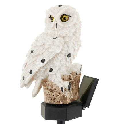 TG64621 Decorative Solar LED Owl Lamp with Twilight Sensor