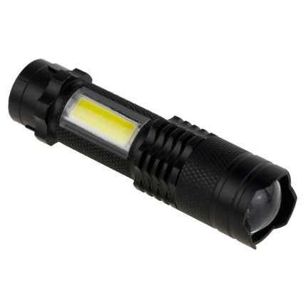 Tactical LED zoom cree dioda q5 taschenlampe mit USB + tasche