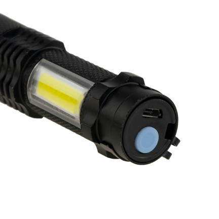 Tactical LED zoom cree dioda q5 taschenlampe mit USB + tasche