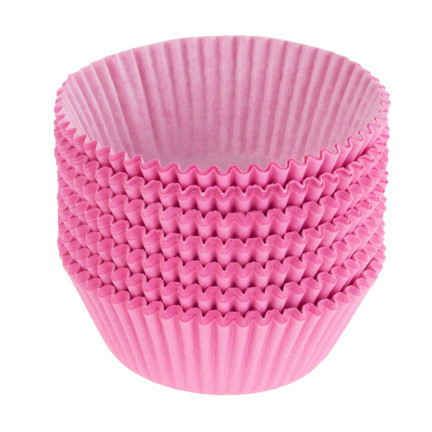 Cupcake-formen 150 stück rosa papier-muffinformen 7cm