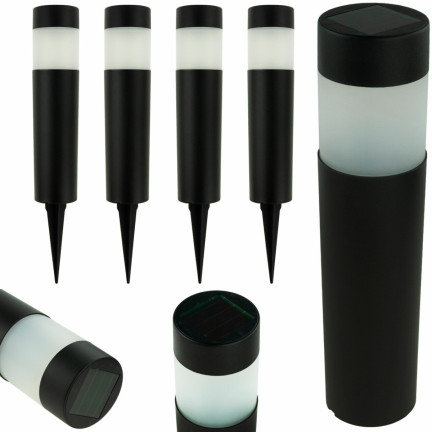 Solar gartenleuchte LED lampe angetrieben 4pc solar bodenpfosten