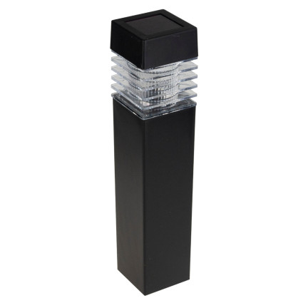 TG64670 - Set of 4 Solar LED Garden Stake Lights, Black, 39 cm