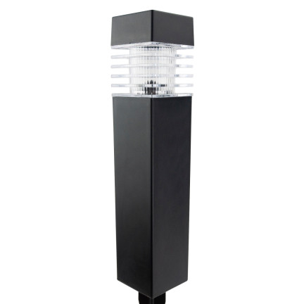 TG64670 - Set of 4 Solar LED Garden Stake Lights, Black, 39 cm