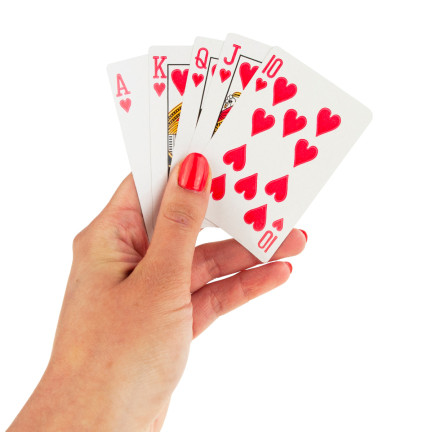 TG64679 POKER SPIELKARTEN DECK VON BESCHICHTETEN KARTEN SET VON 54 PCS. TRADITIONELL