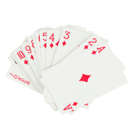 TG64679 POKER SPIELKARTEN DECK VON BESCHICHTETEN KARTEN SET VON 54 PCS. TRADITIONELL