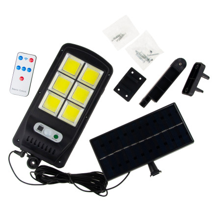Solar strassenlampe cob 120led + panel