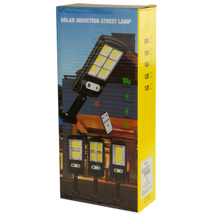 TG64681 SOLAR 120led LED-Straßenlampe + Fernsteuerung