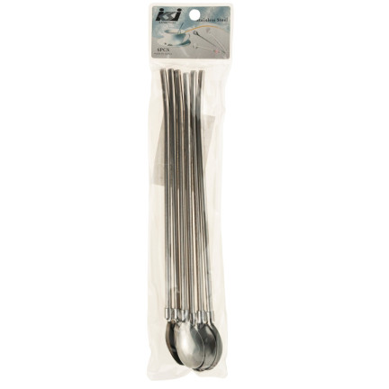 TG56226 METALLLÖFFEL LANGE SCHLUCKER FÜR KAFFEE UND GETRÄNKE LATTE VERDIENT