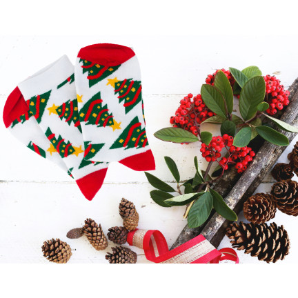 TG76549-2 BAUMWOLLSOCKEN WEIHNACHTEN DESIGNS SOCKEN WEIHNACHTEN FÜR MONTAG