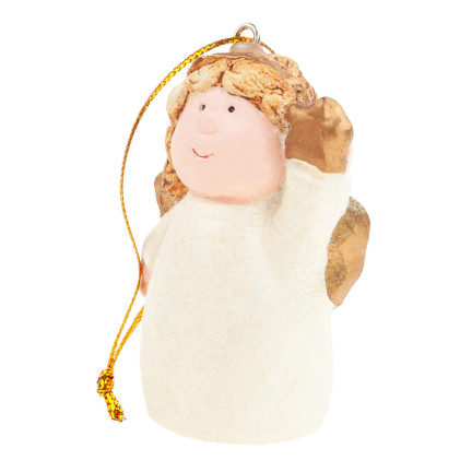 TG65964 CETKA VÁNOČNÍ CETKA PŘÍVĚSEK SANTA CLAUS, SNĚHULÁK, ANDĚL, SOB
