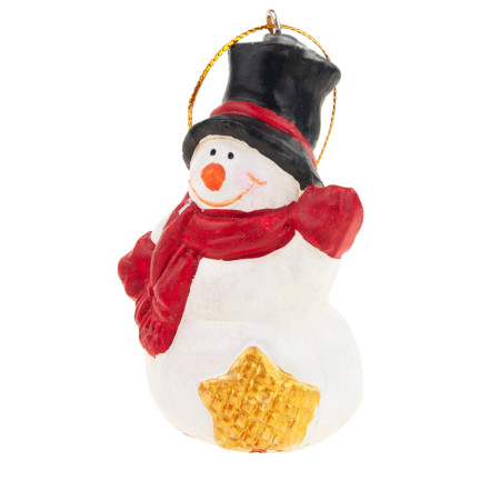 TG65964 CETKA VÁNOČNÍ CETKA PŘÍVĚSEK SANTA CLAUS, SNĚHULÁK, ANDĚL, SOB