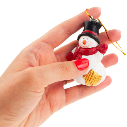 TG65964 CETKA VÁNOČNÍ CETKA PŘÍVĚSEK SANTA CLAUS, SNĚHULÁK, ANDĚL, SOB