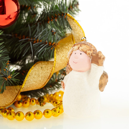 TG65964 CETKA VÁNOČNÍ CETKA PŘÍVĚSEK SANTA CLAUS, SNĚHULÁK, ANDĚL, SOB
