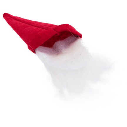 TG66017 Weihnachten Besteckhalter Mini Weihnachtsmütze Besteckbeutel Flasche Deko