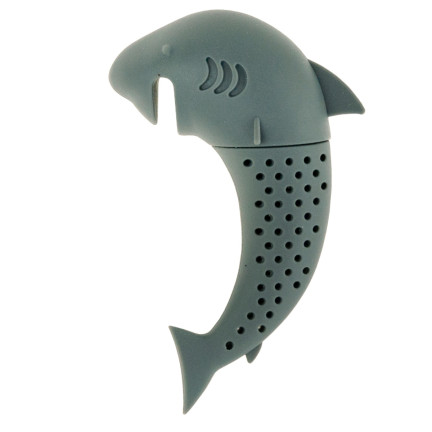 TG66026 HAIFISCH-KRÄUTERTEE-BRÜHER SILIKON-SIEB