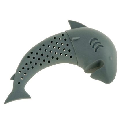 TG66026 HAIFISCH-KRÄUTERTEE-BRÜHER SILIKON-SIEB