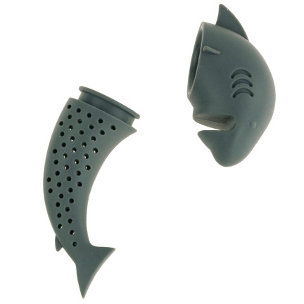 TG66026 HAIFISCH-KRÄUTERTEE-BRÜHER SILIKON-SIEB