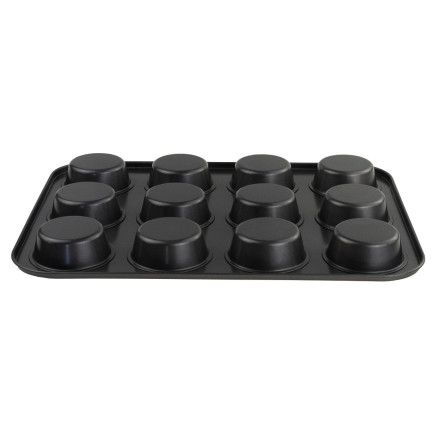 TG66027 MUFFIN BLACHA BAKER FÜR 12 antihaftbeschichtete Cupcakes