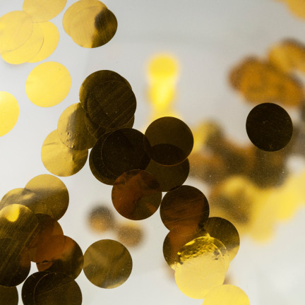 TG66228 BALLON GIRLANDA 120SZT GOLDEN CONFETTI SCHWARZ 5m BIRTHDAY BRIDAL MARRIAGE